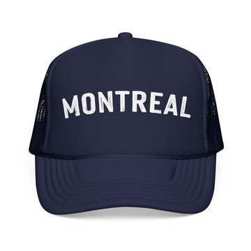 Buy dark-navy Montreal, Canada Trucker Hat - Montreal Cap