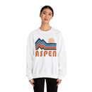 Aspen, Colorado Sweatshirt Retro Mountains, Aspen Unisex Graphic Crewneck-9