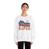 Aspen, Colorado Sweatshirt Retro Mountains, Aspen Unisex Graphic Crewneck