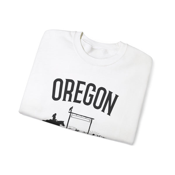 Oregon Sweatshirt - Oregon Cowgirl Graphic Crewneck