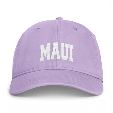 Buy orchid Maui, Hawaii Washed Baseball Cap - Vintage Coastal Comfort Colors