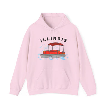 Buy light-pink Illinois Hoodie - Unisex Ski Lift Sweatshirt