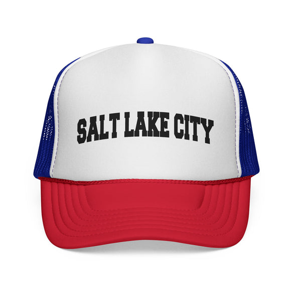 Salt Lake City, Utah Collegiate Style Trucker Hat