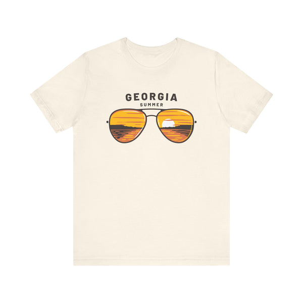 Georgia T Shirt - Sunglasses Lake Graphic Georgia Tee