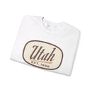 Utah Sweatshirt - Unisex Retro Utah Crewneck Sweatshirt-16