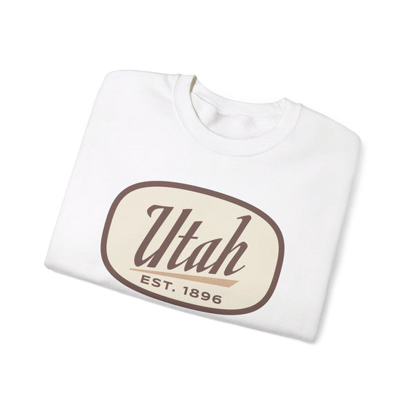 Utah Sweatshirt - Unisex Retro Utah Crewneck Sweatshirt