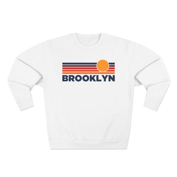 Premium Brooklyn, New York Sun Graphic Sweatshirt - 0
