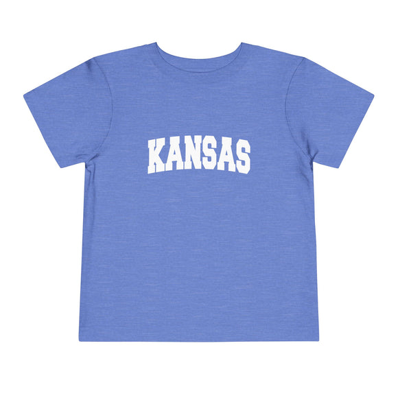 Kansas Toddler Graphic Tee - Kids Kansas Vacation Shirt