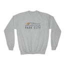 Park City, Utah Youth Sweatshirt - Unisex Kid's Park City Crewneck Sweatshirt-1