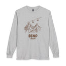 Bend, Oregon Long Sleeve T-Shirt - Ski Mountain Gondola-2
