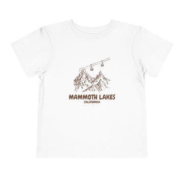 Mammoth Lakes, California Toddler T-Shirt — Vintage Gondola Ski Mountain Tee - 0