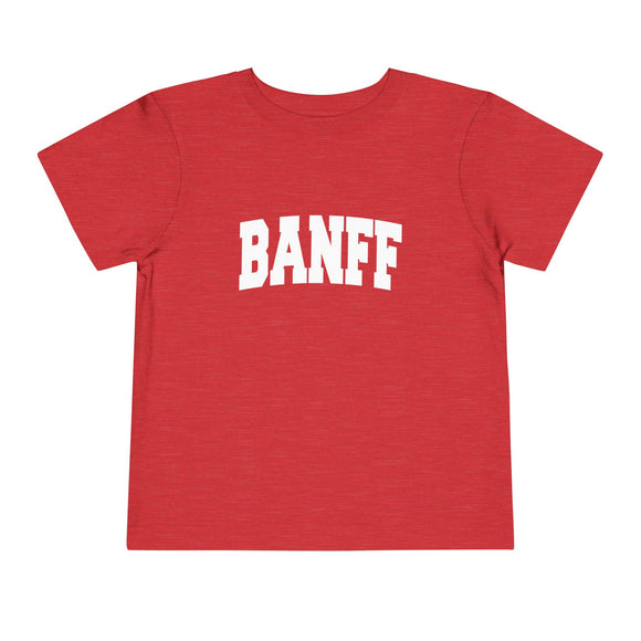 Banff, Canada Toddler Graphic Tee - Kids Banff Vacation T-Shirt