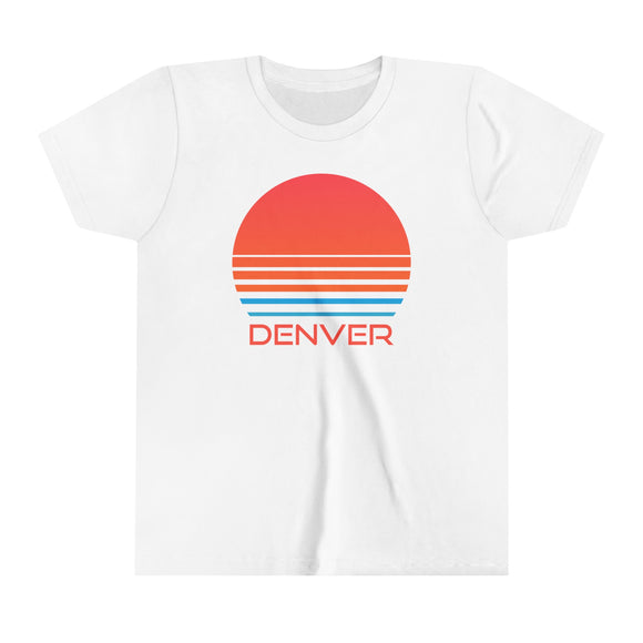 Denver, Colorado Youth Shirt - Retro 80s Denver Kid's T-Shirt