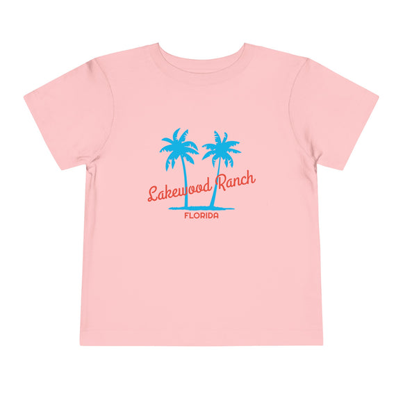 Lakewood Ranch, Florida Toddler T-Shirt - Retro Palm Tree Toddler Lakewood Ranch Shirt