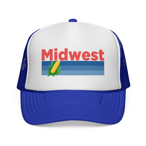 Midwest Retro Corn and Farm Trucker Hat