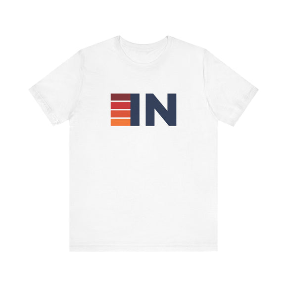 Indiana Retro Stripes T-Shirt | Indiana State Tee