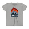 Denver, Colorado Youth Shirt - Retro Mountain Denver Kid's T-Shirt