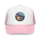 Ski Colorado Retro Ski Lift Mountain Foam Trucker Hat-2