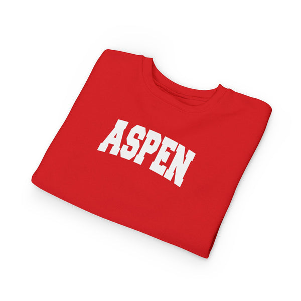 Aspen, Colorado Toddler Sweatshirt - Aspen Toddler Crewneck Sweatshirt
