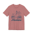 Montana Graphic Tee - Mountain Illustration Montana T Shirt-11