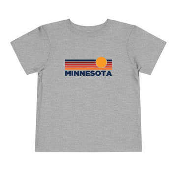 Buy athletic-heather Minnesota Toddler T-Shirt - Retro Sun Tee