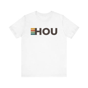 Houston, Texas tee - HOU t shirt retro stripes - 0