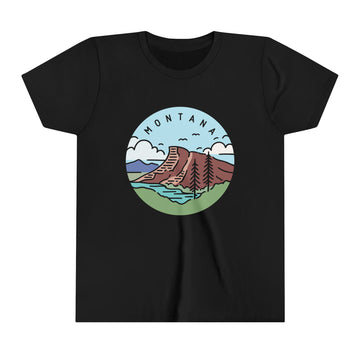 Montana Youth T-Shirt - Unisex Kids Montana Shirt - 0