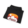 Aspen, Colorado Hoodie - Retro Ombre Unisex Aspen Hoodie Sweatshirt