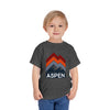 Aspen, Colorado Toddler T-Shirt - Retro Palm Tree Toddler Aspen Shirt