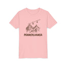 Pennsylvania Youth T-Shirt — Vintage Gondola Ski Mountain Tee-4
