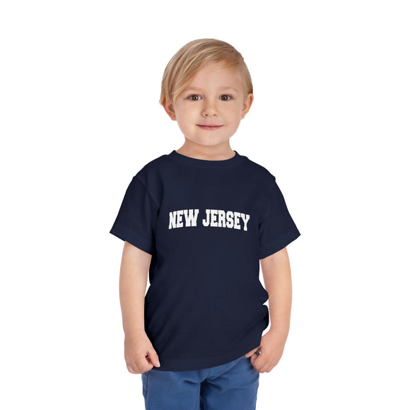 New Jersey Toddler Graphic Tee - Kids New Jersey Vacation Shirt