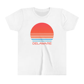 Delaware Youth Shirt - Retro 80s Delaware Kid's T-Shirt