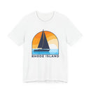 Rhode Island T Shirt - Retro Sailboat Rhode Island Tee-1