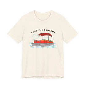 Lake Pend Oreille, Idaho T Shirt - Pontoon Boat Tee - 0