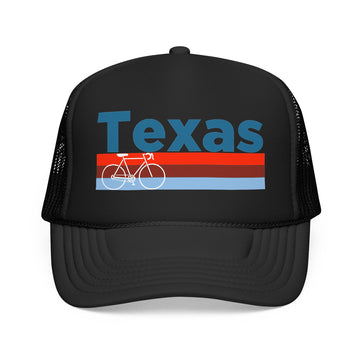 Texas Trucker Hat - Foam Texas Bike Cap - 0