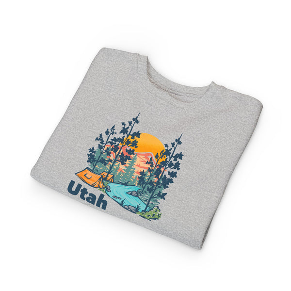 Utah Toddler Sweatshirt - Utah Toddler Crewneck Sweatshirt