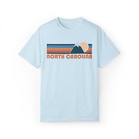 Buy chambray North Carolina Graphic Tee, Comfort Colors Retro Unisex T shirt, Mountain Adventure Shirt