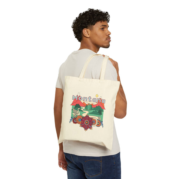 Montana Cotton Canvas Tote Bag - 15
