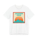 Retro Jackson Hole, Wyoming T-Shirt, Mountain Sun Tee, Unisex Graphic Shirt, Vintage Jackson Hole, Wyoming Top, Outdoor Adventure Clothing-8