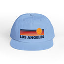 Los Angeles, California retro sunset Surf Cap | vintage striped sun state hat-13
