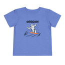 Oregon Yeti Snowboard Toddler Tee-5