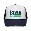 Iowa Retro Trees Trucker Hat - Vintage Style Iowa Cap-4