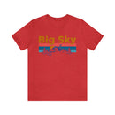 Big Sky, Montana Shirt - Mountain Sunset Unisex Big Sky T-Shirt-1