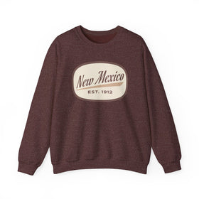 New Mexico Sweatshirt - Unisex Retro New Mexico Crewneck Sweatshirt