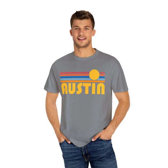 Austin, Texas Graphic Tee, Comfort Colors Retro Unisex Austin T shirt