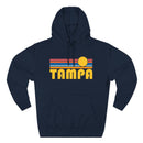 Tampa, Florida Hoodie - Retro Sun Unisex Sweatshirt-1