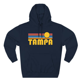 Tampa, Florida Hoodie - Retro Sun Unisex Sweatshirt