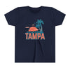 Tampa, Florida Youth Shirt - Retro Palm Tree Tampa Kid's T-Shirt