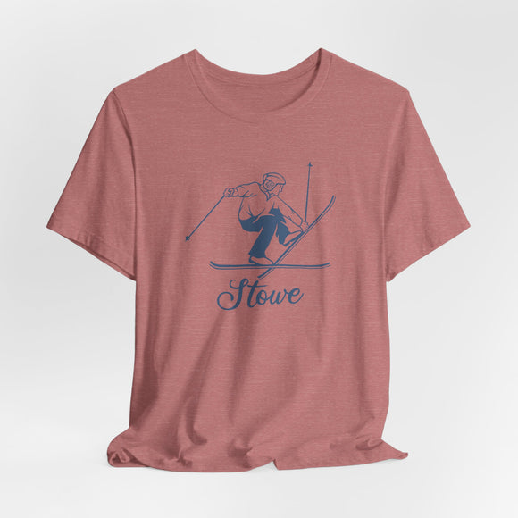 Stowe, Vermont T Shirt - Vintage Ski Graphic Tee