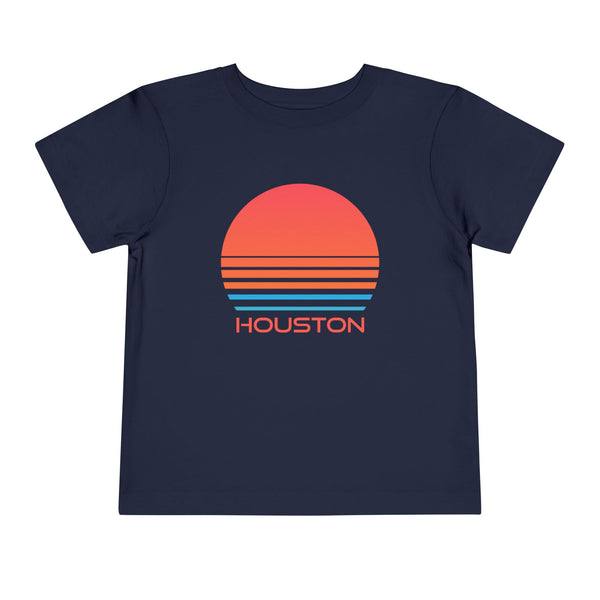 Houston, Texas Toddler T-Shirt - Retro 80s Toddler Houston Shirt